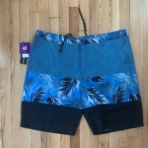 O'NEILL Hybrid Surfing Swimming Short Size Blue and Black Size W40